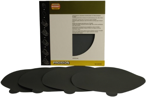 Self-adhesive silicone carbide sanding discs for TSG 250/E